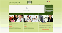 Desktop Screenshot of be-school.sk